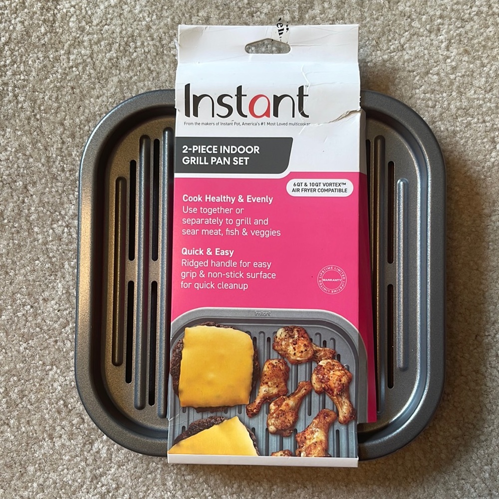 Instant Pot • 2 Piece Grill Pan Set